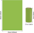 Lifegogo green unscented pet waste bags roll close up.