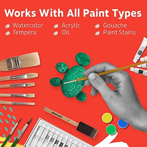 Assorted Artlicious hobby brushes suitable for watercolor oil and acrylic mediums