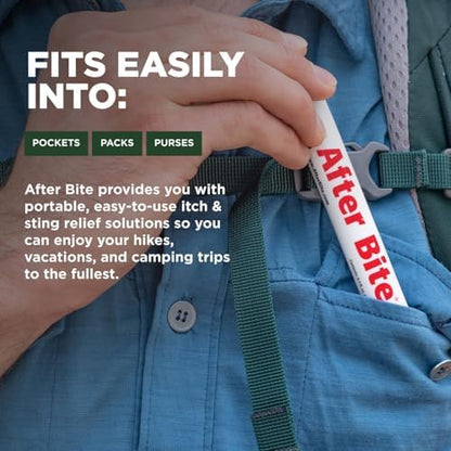 Four pack of After Bite Advanced itch eraser pens for travel.