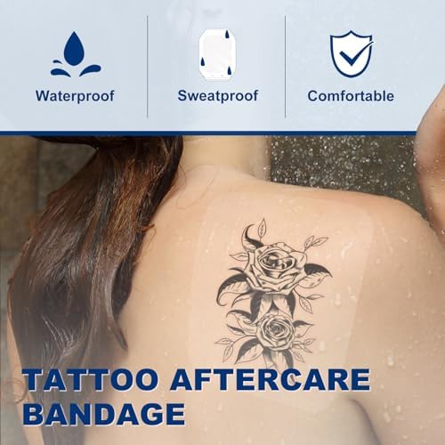 Six by eight inch transparent wound cover patch showing flexible latex free material