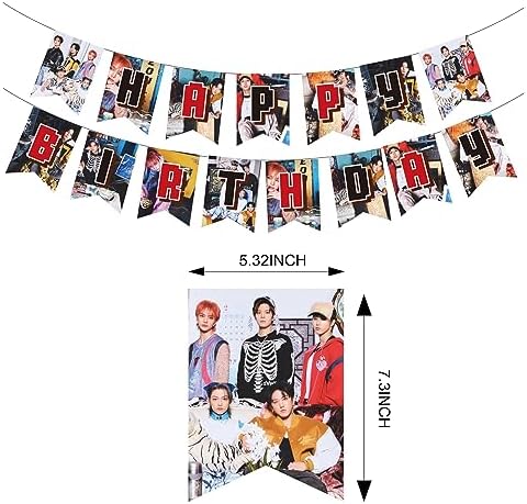 Assorted Stray Kids logo printed latex party balloons