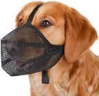 Mayerzon breathable dog muzzle adjustable strap detail