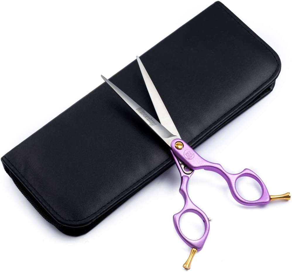 Adjustable tension screw on Moontay dog grooming scissor
