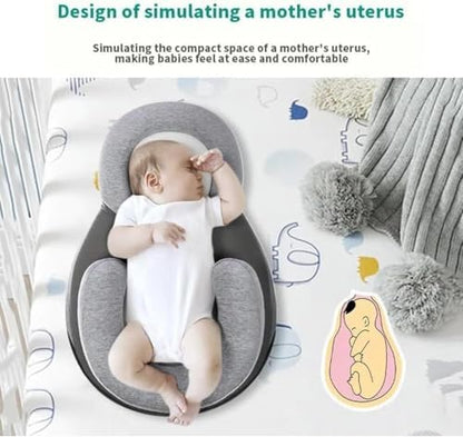 Detail view of breathable fabric on Fobserd baby lounger