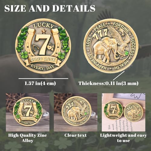 Portable zinc alloy elephant prosperity charm placed next to a wallet for scale