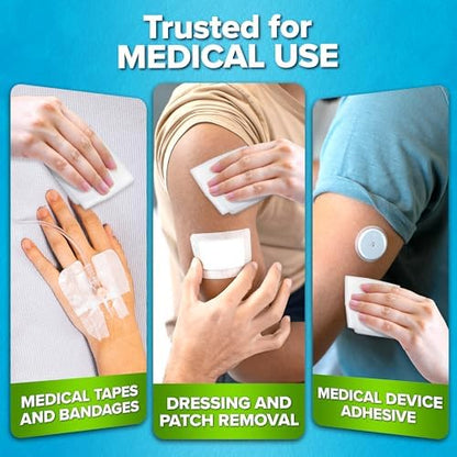 USA imported JJ CARE skin wipes for dissolving medical glue