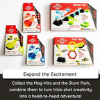 Children playing with Magshuto trick shot system
