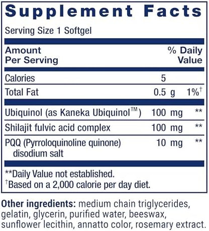 Premium non GMO cellular energy supplement with shilajit fulvic acid complex by Life Extension