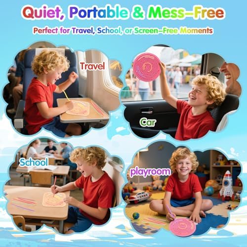 Washable and durable BPA-free silicone material of the HAKINBOT sensory activity board being rinsed under water.