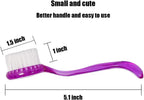 WOLEDOE ergonomic handle small pet grooming comb set for rats and ferrets