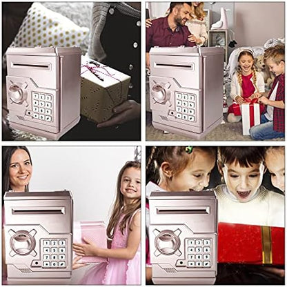 HUSAN ATM money box with door open revealing the internal cash storage compartment