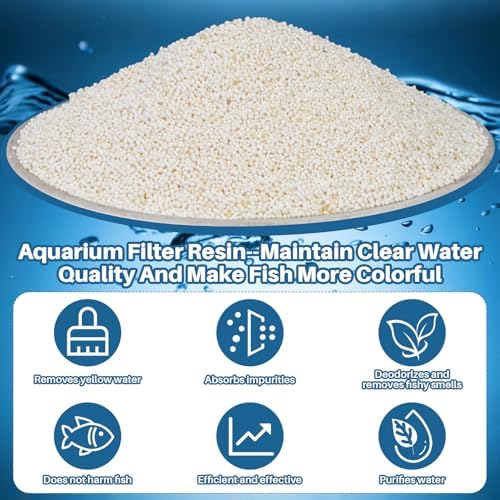 Step by step demonstration of recharging the reusable RAINFLOW aquarium resin pouch in saltwater.