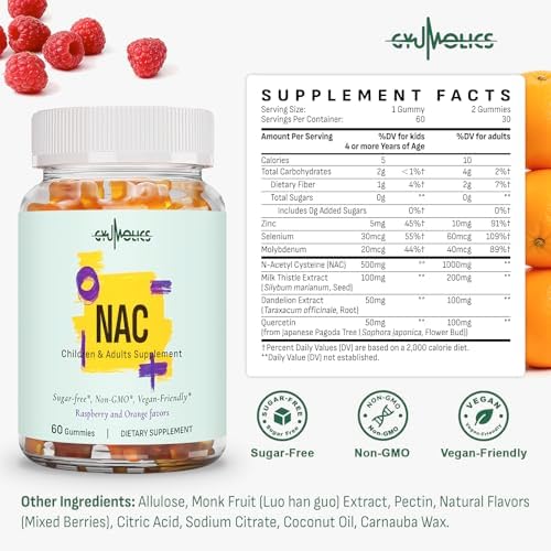 Gyumolics 8-in-1 formula supplement bottle side profile