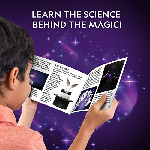 Educational components and instruction booklet for the magic kit