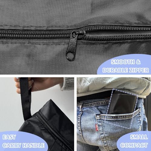Three pack black wet dry bags for travel organization