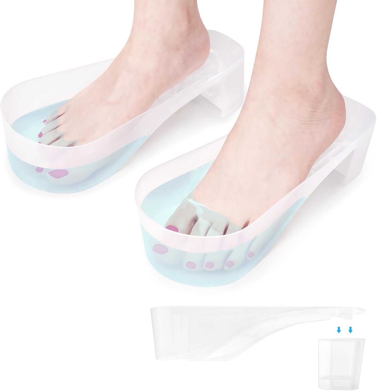 Yokilly Toe Nail Soaking Bowl set front view for pedicure
