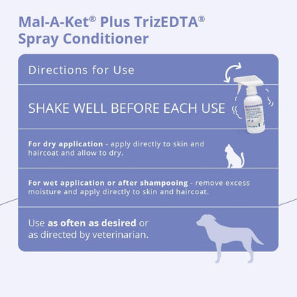 Dechra veterinary formula pet spray for yeast and ringworm treatment