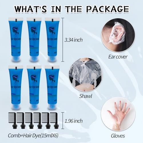 Byhoo children non toxic washable hair dye tubes and accessories