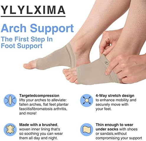 Durable elastic foot wraps for heel pain and arch stability.