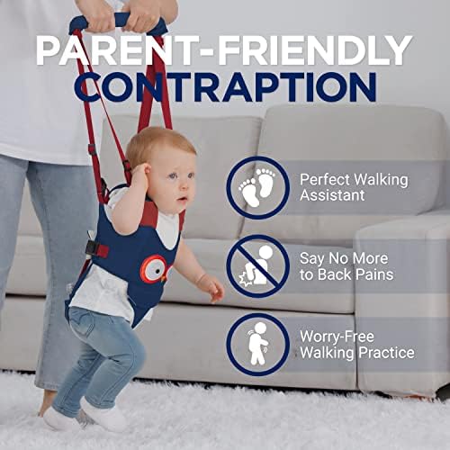Toddler infant walker harness assistant belt in blue design