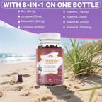 FitEval Tanning Gummies package container with sixty count seals.