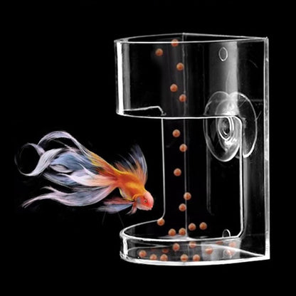 Fish Feeding Ring, Fish Safe Floating Food Feeder Circle Blue, with Suction Cup Aquarium, Square and Round Shape Fish Tank Towels - for Guppy, Betta, Goldfish, Etc (1 Circle) - Image 13