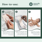 Naturally Nature Diaper Booster Pads box highlighting 32 count capacity