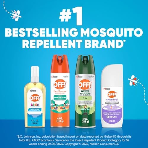 OFF! Kids plant-based oil formula travel size insect defense spray close up