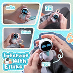 ENERGIZE LAB Eiliko Aquamarine - Your Tiny AI Charm Robot That Matches Every Daily Outfit, Fun Electronic Pendant Toys, for Couples and Best Friends. - Image 3