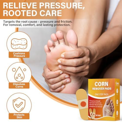 AEE foot callus treatment plaster showing the soft protective cushion ring