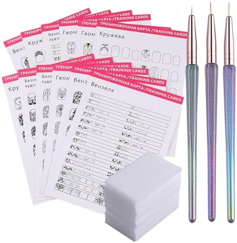 STZPRONAIL practice nails for nail art book front view showing reusable training template sheets