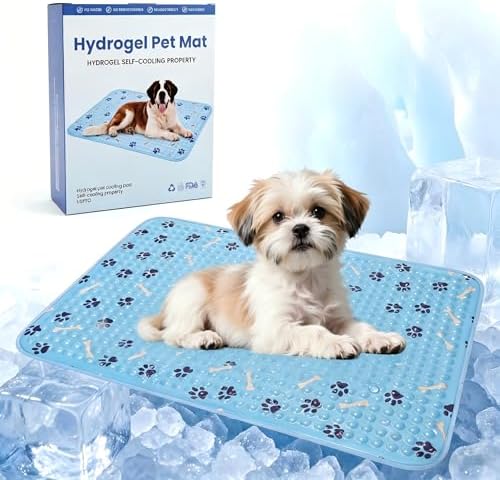 SiniReta 20 Inch Dog Cooling Mat pressure activated gel technology