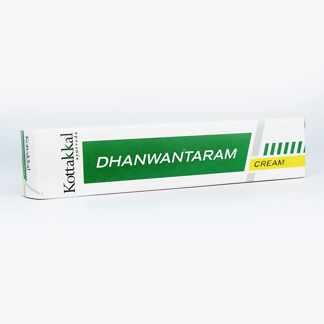 Kottakkal Arya Vaidya Sala Dhanwantharam Cream 25 grams front view for Ayurvedic pain relief.