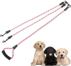 3 Way Reflective Heavy Duty Dog Lead Leash for Small Medium Large Dogs, Rope Dog Leash, 360 degrees Swivel Tangle Free with Comfortable Handle, Support Add to Multiple Rope - Image 13