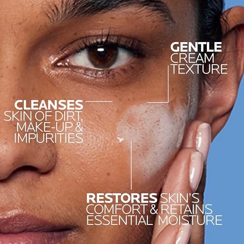 Mild face cleanser for twice daily use morning and evening