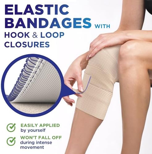 Individually wrapped Mighty-X elastic bandages for hygienic first aid storage