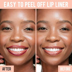 iMethod Lip Stain - Lip Liner Stain, Peel Off Lip Stain with Tweezer, Natural Long Lasting Lip Stain Peel Off, Waterproof, Easy to Use, Stay On All Day, Nude Pink - Image 3
