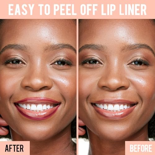 iMethod Lip Stain - Lip Liner Stain, Peel Off Lip Stain with Tweezer, Natural Long Lasting Lip Stain Peel Off, Waterproof, Easy to Use, Stay On All Day, Nude Pink - Image 3