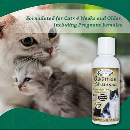 Natural small pet shampoo for rabbits and guinea pigs four ounce size