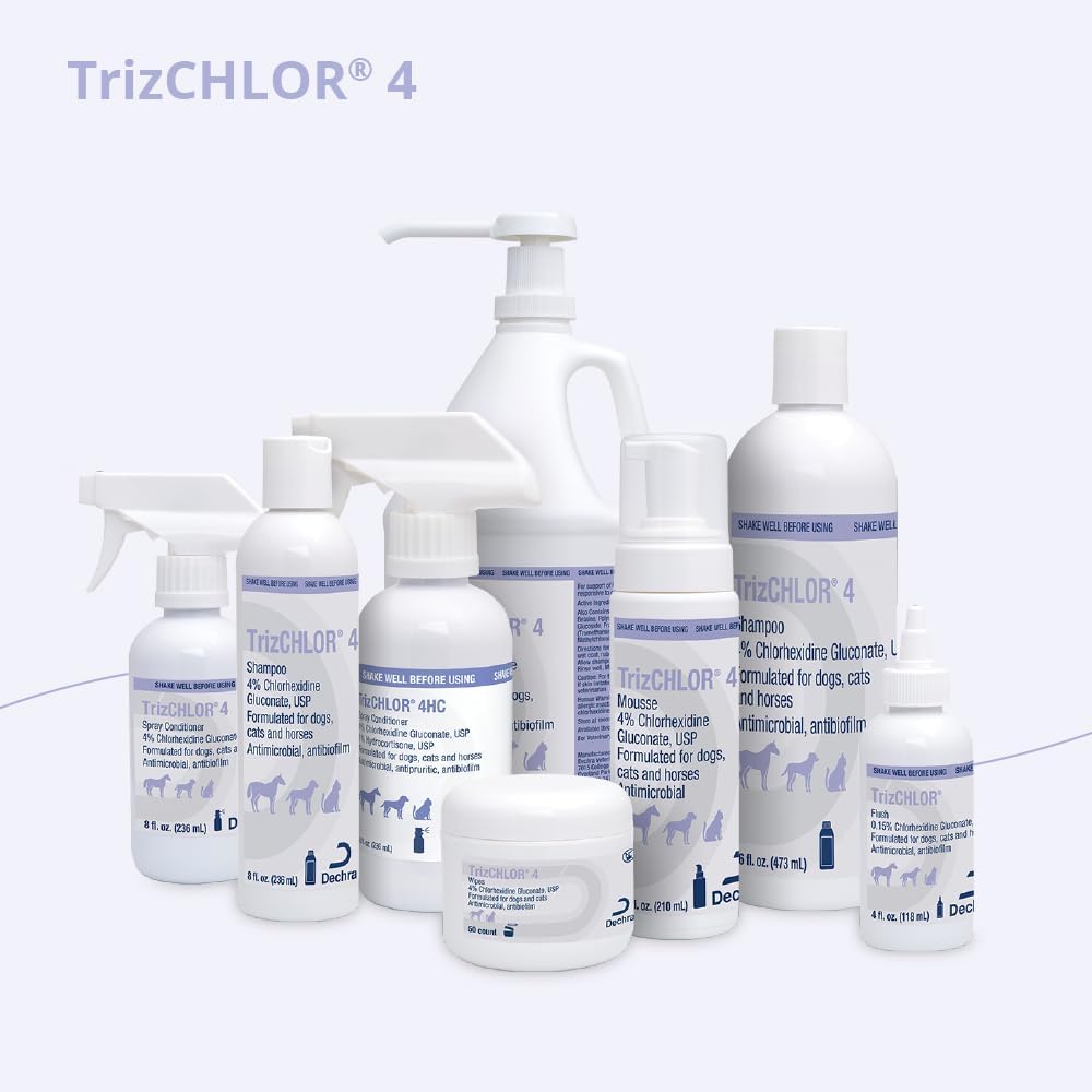 Authentic USA imported TrizCHLOR 4 spray bottle close up view