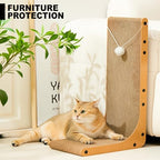 Markarbarka horizontal floor-mounted durable cardboard cat scratching base