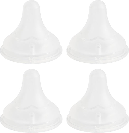 XUNICUTE silicone nipple small size front view for newborn baby bottle feeding