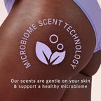 Travel size 2 ounce bottle of Niches & Nooks microbiome friendly body spray.