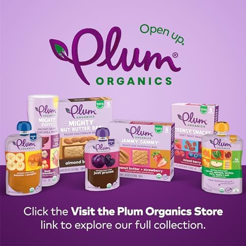 Convenient 4 ounce organic food pouches for kids