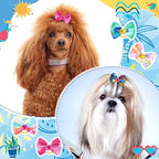 Soft webbing material detail of Tondiamo pet hair bows