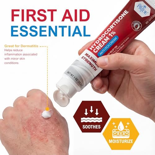 MED Pride anti itch ointment tube for eczema and rash relief.