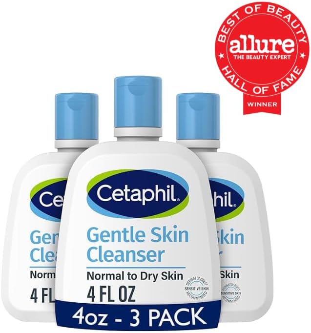 Cetaphil hydrating face wash bottle label details