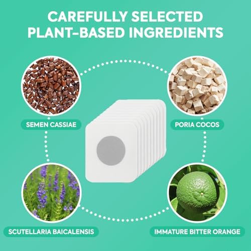 The skin-friendly adhesive surface of the Adellina herbal wellness patch.