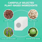 The skin-friendly adhesive surface of the Adellina herbal wellness patch.