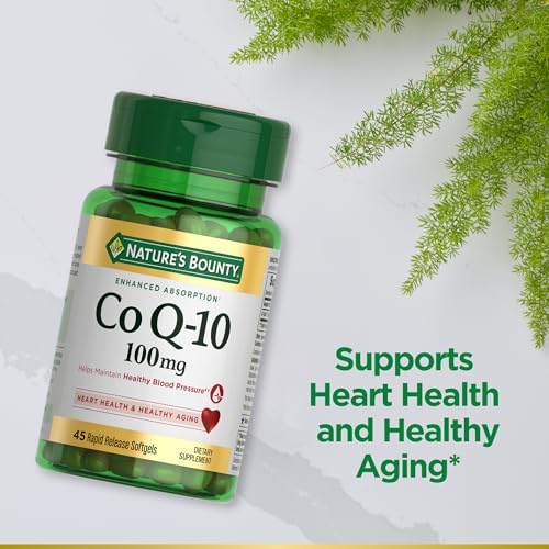 Nature's Bounty allergen-free CoQ10 softgels clean